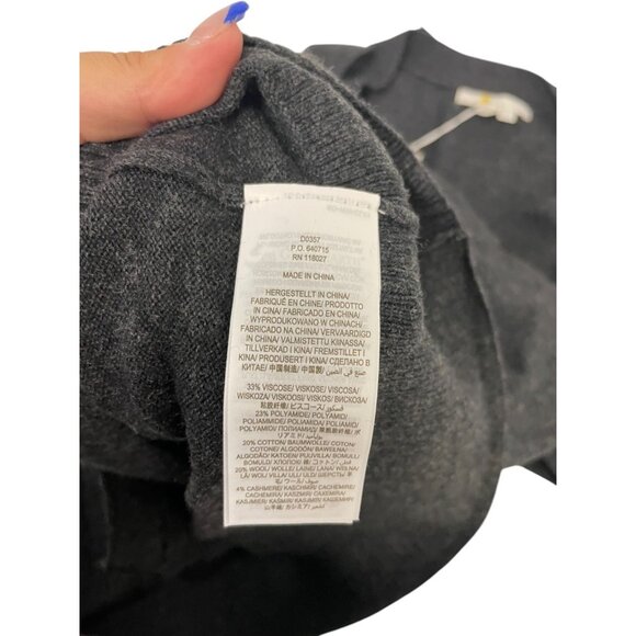 Boden Womens Sweater Dress UK 12 US 8 Gray Knit Belted Midi Vneck D0357 NWT - Picture 7 of 13